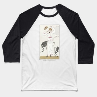 Robe de Drap Blanc Fashion Illustration by George Barbier Baseball T-Shirt